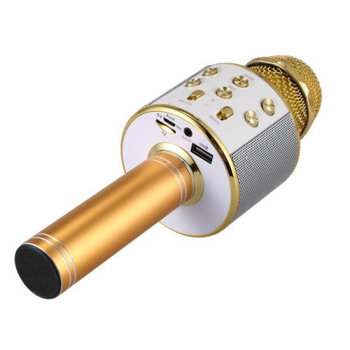 Караоке микрофон Wster WS 858 Золотой Wster