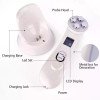 Микротоковый Массажер Для Лица с Функцией RF + EMS + Фототерапия ( LED - терапия ) с Эффектом Лифтинга и Подтяжки Кожи Белый