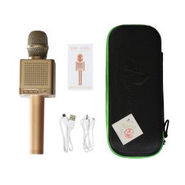 Караоке микрофон MicGeek Q10s+ Оригинал Золотой MicGeek