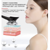 Микротоковый Массажер Для Лица С Функцией EMS + Фототерапия ( Холод Тепло ) Для Лифтинга Омоложения и Подтяжки Кожи Розовый