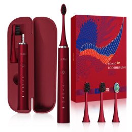 Електрична Зубна Щітка Звукова Seago SG972 Sonic Доросла Червона Seago