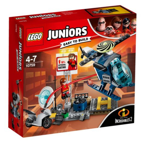 Лего Набор LEGO Juniors Эластика Погоня на Крыше 10759 Детский Конструктор LEGO LEGO