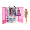 Лялька Барбі Ігровий Набір Barbie та Модний Шкаф з Одягом та Аксесуарами Mattel