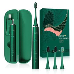 Електрична Звукова Зубна Щітка Seago SG972 Sonic Доросла Зелена Seago