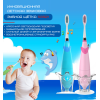 Детская Электрическая Зубная Щетка Звуковая Seago SG921 Музыкальная с LED Подсветкой Голубая