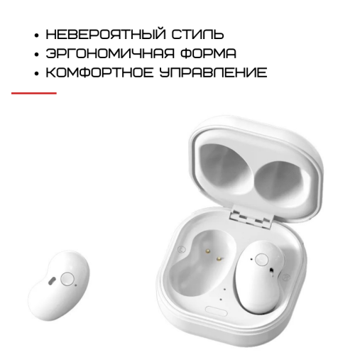 Бездротові Bluetooth Навушники Вкладиші З Вбудованим Чіпом Langxun Білі Mai