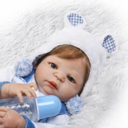 Силіконова Колекційна Лялька Реборн Reborn Хлопчик Тьома (Вінілова Лялька) Висота 57 см