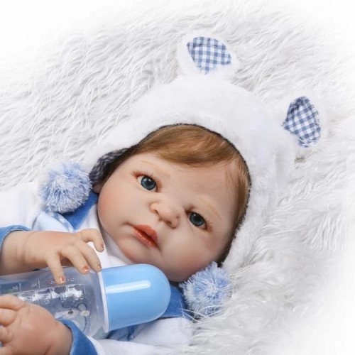 Силіконова Колекційна Лялька Реборн Reborn Хлопчик Тьома (Вінілова Лялька) Висота 57 см Reborn Dolls