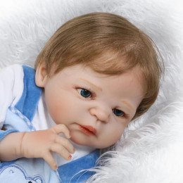 Силіконова Колекційна Лялька Реборн Reborn Хлопчик Тьома (Вінілова Лялька) Висота 57 см