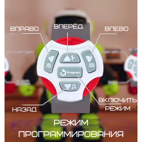 Игрушка Робот Интерактивный Говорящий Программируемый Робот На Радиоуправлении Со Светом и Звуком 3 in 1 Combuy