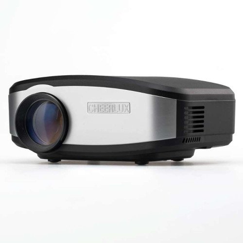 Портативный мини LED проектор 1500 lumen с динамиком + TV тюнер Cheerlux Черный Cheerlux