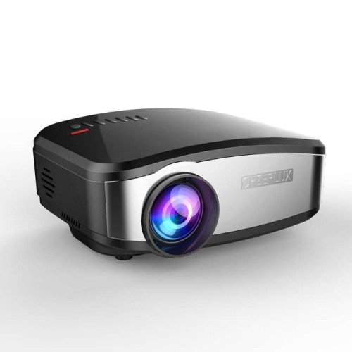 Портативный мини LED проектор 1500 lumen с динамиком + TV тюнер Cheerlux Черный Cheerlux