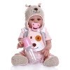 Силіконова Колекційна Лялька Реборн Reborn Дівчинка Еля ( Вінілова Лялька ) Висота 48 см