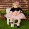 Силиконовая Коллекционная Кукла Реборн Reborn Девочка Дарина ( Виниловая Кукла ) Высота 60 см