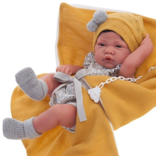 Силиконовая Коллекционная Кукла Реборн Испания Оригинал Reborn Мальчик Джейси ( Виниловая Кукла ) Антонио Хуан Высота 42 см Antonio Juan
