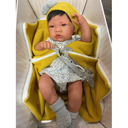 Силиконовая Коллекционная Кукла Реборн Испания Оригинал Reborn Мальчик Джейси ( Виниловая Кукла ) Антонио Хуан Высота 42 см Antonio Juan