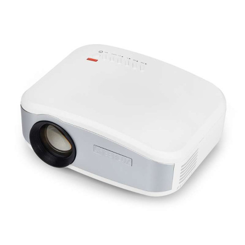 Портативный мини LED проектор 1500 lumen с динамиком + TV тюнер Cheerlux Белый Cheerlux
