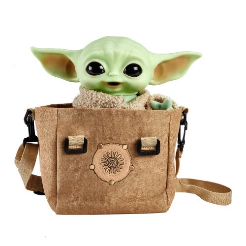 Малыш Йода Игрушка Мандалорец Со Звуком Грогу в Сумке Интерактивный Star Wars Mattel Original Mattel