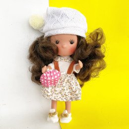 Испанская Кукла Llorens Виниловая Кукла Коллекция Miss Minis "Miss Luci Moon" 52605