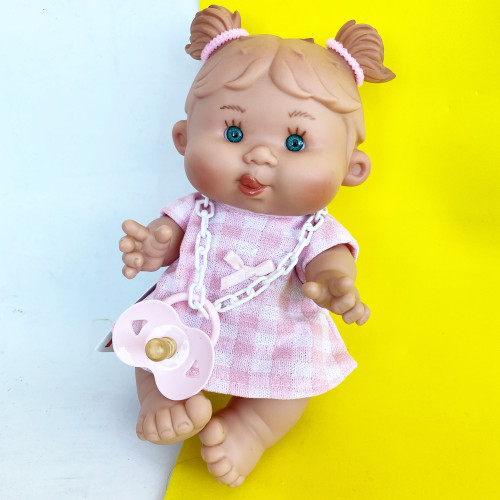 Ванільний Пупс Nines d`Onil Іспанська Лялька Дівчинка Pepote Mini 26 см Nines d'Onil