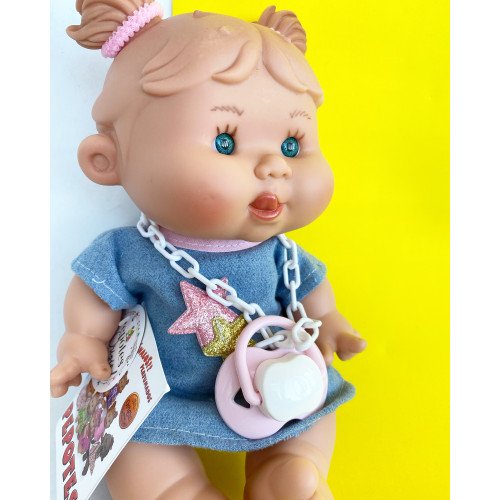 Ванильный Пупс Девочка Nines d`Onil Испанская Кукла Pepote Mini 26 см Nines d'Onil