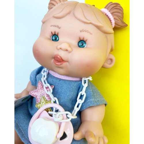 Ванільний Пупс Дівчинка Nines d`Onil Іспанська Лялька Pepote Mini 26 см Nines d'Onil