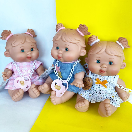 Ванильный Пупс Девочка Nines d`Onil Испанская Кукла Pepote Mini 26 см Nines d'Onil