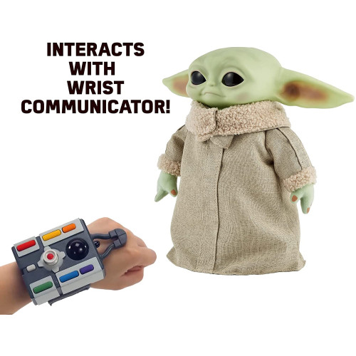 Малыш Йода Игрушка с Часами Управления Мандалорец со Звуком Грогу Star Wars Mattel Original Mattel
