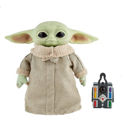Малыш Йода Игрушка с Часами Управления Мандалорец со Звуком Грогу Star Wars Mattel Original Mattel