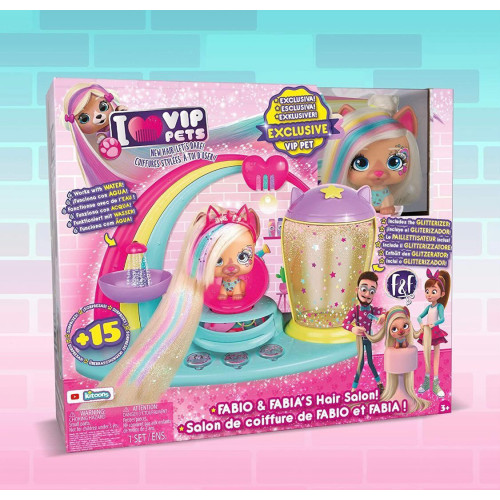 VIP Pets Собачка Игровой Набор Парикмахерская Фабио и Фибии Домашний Питомец IMC Toys IMC Toys