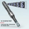 Дермапен Dr. Pen 6 Режимів + 2 Насадки Дермаштамп Для Фракційної Мезотерапії Електричний Мезороллер Для Обличчя M8 Сірий