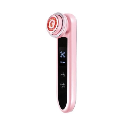 Массажер Микротоковый Для Лица с Функцией RF + EMS + LED и Холодные Компрессы Аппарат Микротоки Для Лифтинга и Подтяжки Кожи Black Owl