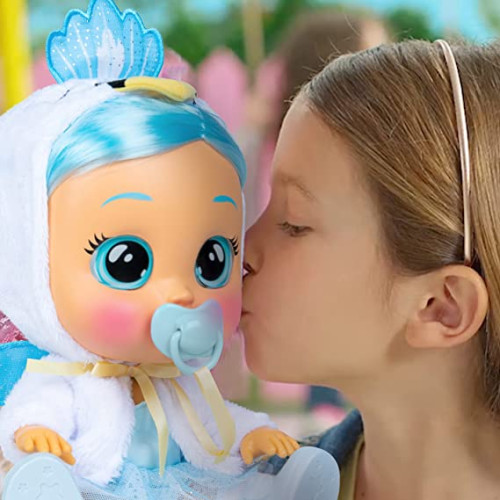 Край Беби Сидней Кукла Плакса Голубые Волосы Cry Baby Sydney 30 см IMC Toys