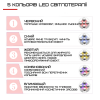 Микротоковый Массажер Для Лица RF + LED Терапия + Технологии EMS и Прибор Для Лифтинга, Омоложения и Подтяжки Мышц Лица OKACHI GLIYA
