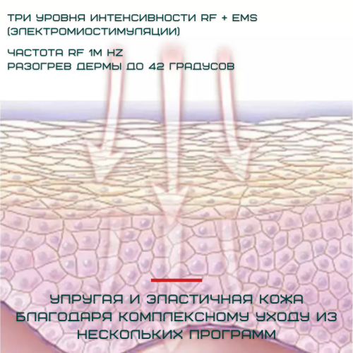 Микротоковый Массажер Для Лица RF Лифтинг + LED Терапия и Технологии EMS Для Омоложения и Подтяжки Кожи OKACHI GLIYA OG-5623 OKACHI GLIYA