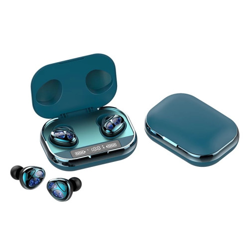 Беспроводные Bluetooth Наушники Вкладыши Со Встроенным Чипом BLUETRUM D09 Pro TWS Зелёные Sainyer