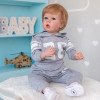 Силиконовая Коллекционная Кукла Реборн Большая Reborn Мальчик Мирон ( Виниловая Кукла ) Высота 75 см