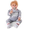 Силиконовая Коллекционная Кукла Реборн Большая Reborn Мальчик Мирон ( Виниловая Кукла ) Высота 75 см
