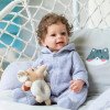 Силиконовая Коллекционная Кукла Реборн Reborn Мальчик Егорка ( Виниловая Кукла ) Высота 55 см
