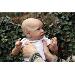 Силіконова Колекційна Лялька Реборн Reborn Хлопчик Ярік (Вінилова Лялька) Висота 55 см