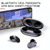 Беспроводные Bluetooth Наушники Вкладыши TWS Вакуумные со Встроенным Чипом JL Sainyer А68 Чёрные
