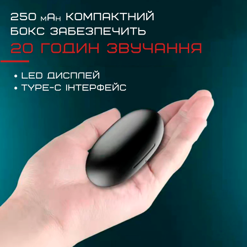Беспроводные Bluetooth Наушники Вкладыши TWS Вакуумные со Встроенным Чипом JL Sainyer А68 Чёрные Sainyer