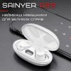 Беспроводные Bluetooth Наушники Вакуумные Вкладыши IPX5 со Встроенным Чипом JL Sainyer A68 Белые