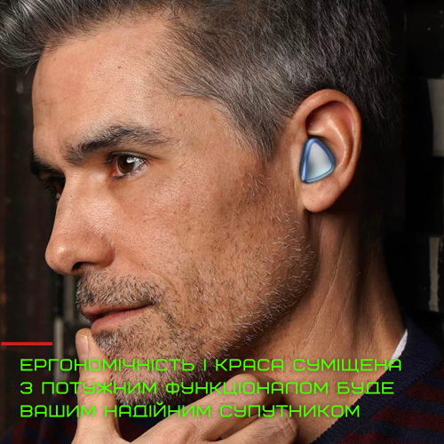 Беспроводные Наушники Вкладыши Bluetooth Вакуумные с LED Экраном и Встроенным Чипом Bluetrum Sainyer T68 Sainyer