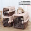 Переноска Для Котів та Собак 48*32*30 см Контейнер Для Авіа Перевезень Тварин з Металевими Кріпленнями та Дверями + Замок до 9 кг