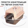Переноска Для Котів та Собак 48*32*30 см Контейнер Для Авіа Перевезень Тварин з Металевими Кріпленнями та Дверями + Замок до 9 кг