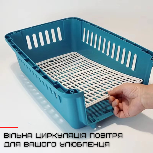 Переноска Контейнер Для Кошек и Собак 48*32*30 см Для Авиа Перелётов и Транспортировки Животных с Металлическими Креплениями и Дверью + Замок до 9 кг HAISEN