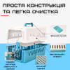 Переноска Контейнер Для Кошек и Собак 48*32*30 см Для Авиа Перелётов и Транспортировки Животных с Металлическими Креплениями и Дверью + Замок до 9 кг