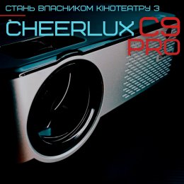 Портативный Проектор Android 9.0 Full HD 1920*1080 P + WIFI + Bluetooth с Динамиками 3200 Lumen Мини LED Проектор Домашний Cheerlux C9Pro