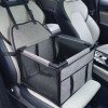 Сумка Переноска в Авто для Собак и Кошек Каркасная 12 Трубок Сиденье Автокресло Складное в Машину для Транспортировки Животных Серое